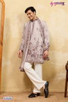 Regal Veil by Shubhvastra Viscose Silk Mens Kurta With Dupatta Wholesale 